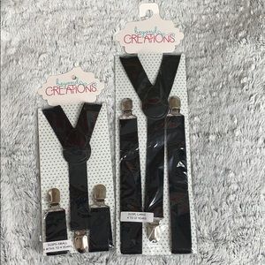 Black Children Suspenders